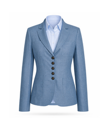 Seiden-Fischgrat-Blazer