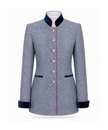 Damen-Gehrock in Tweed-Optik