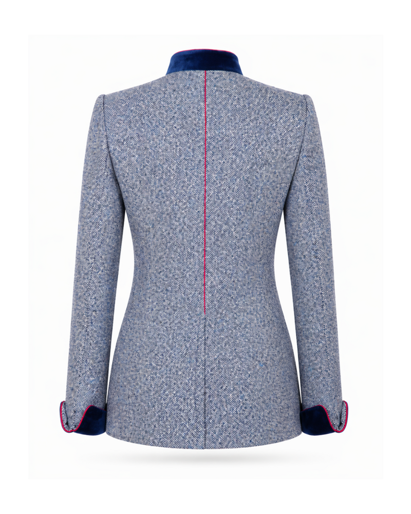 Damen-Gehrock in Tweed-Optik