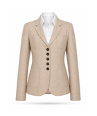 Seiden-Fischgrat-Blazer