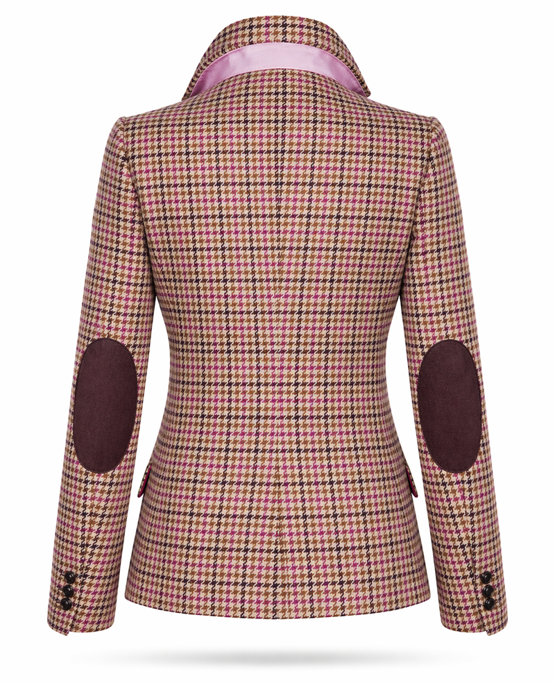 Damen Blazer im Hahnentritt-Karo