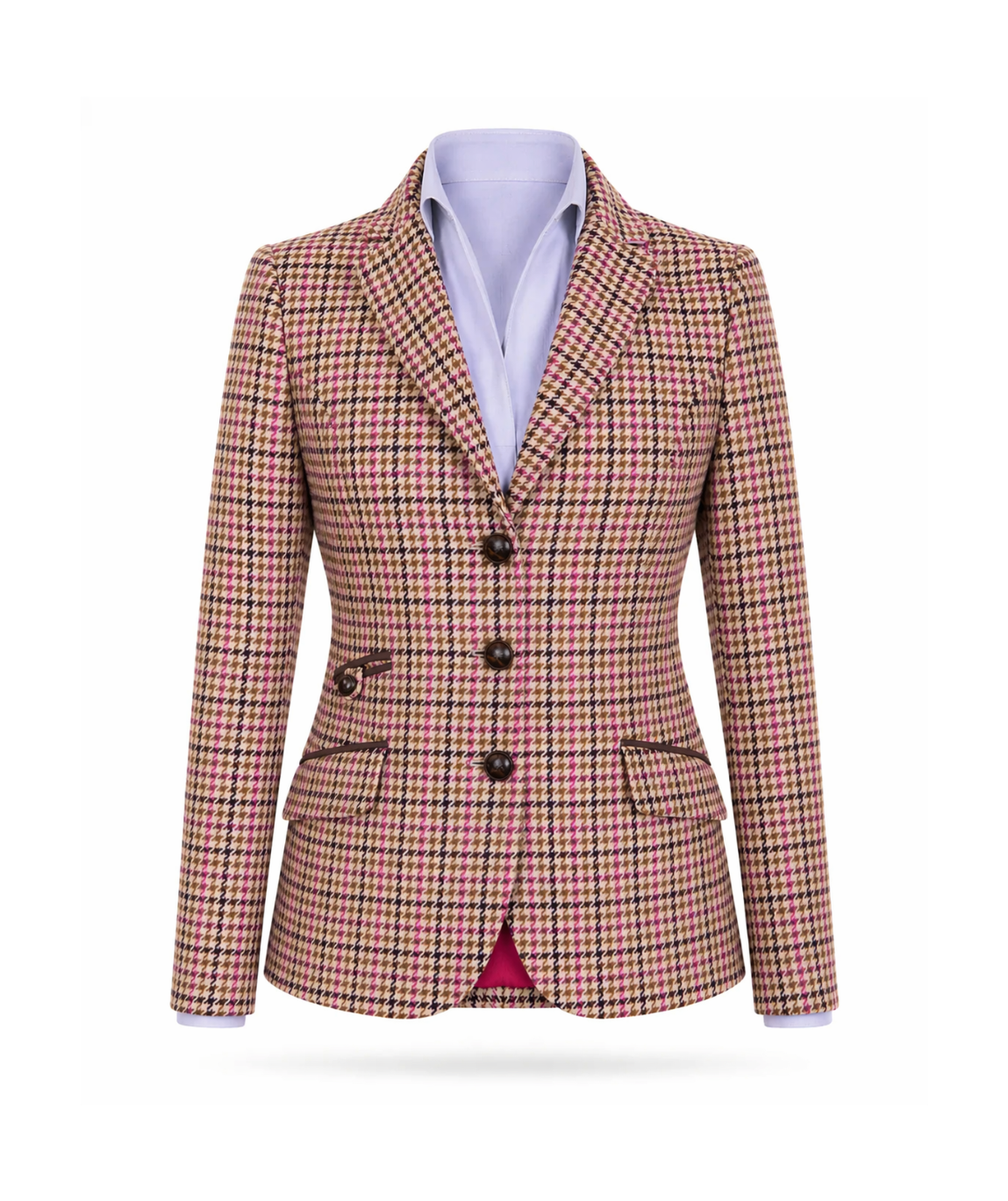 Damen Blazer im Hahnentritt-Karo