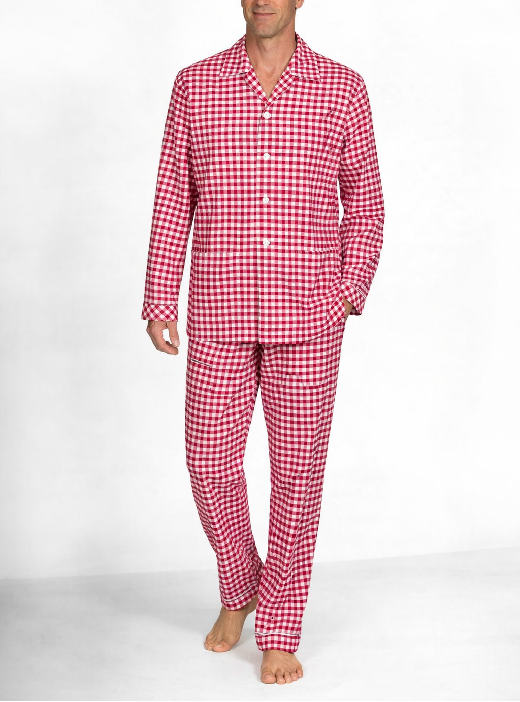 Herren-Flanell-Pyjama