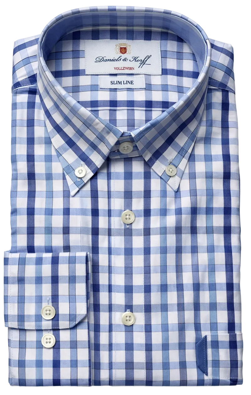 Vollzwirn-Hemd Slimline