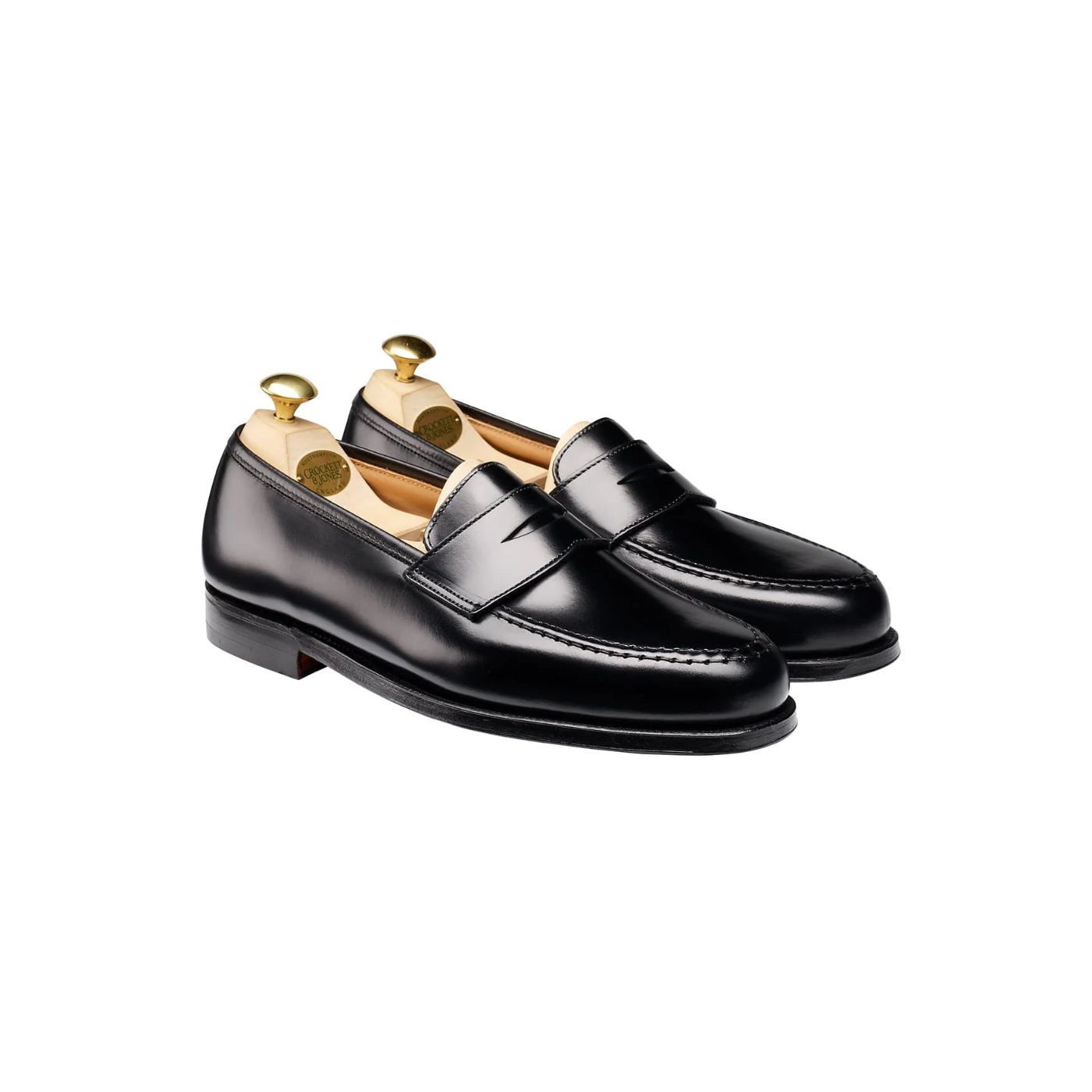 CROCKETT & JONES Boston Penny Loafer Schwarz