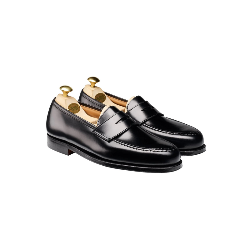 CROCKETT & JONES Boston Penny Loafer Schwarz