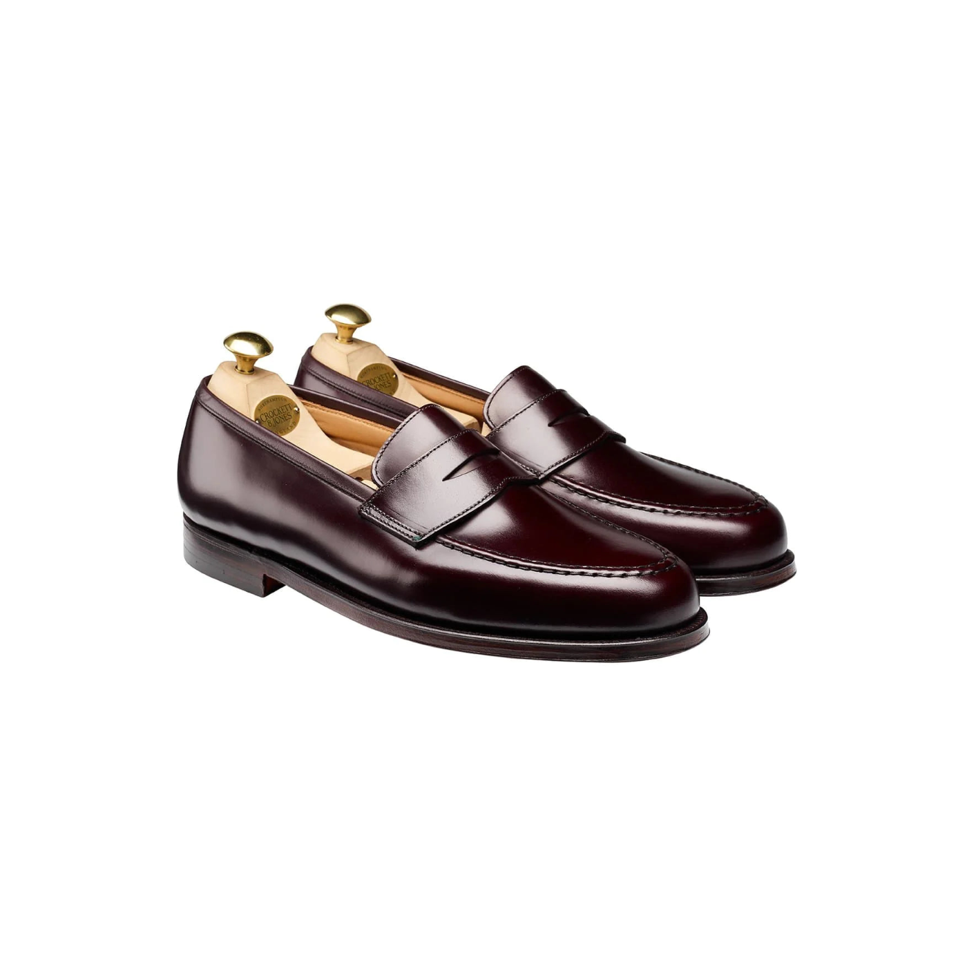 CROCKETT & JONES Boston Penny Loafer Bordeaux