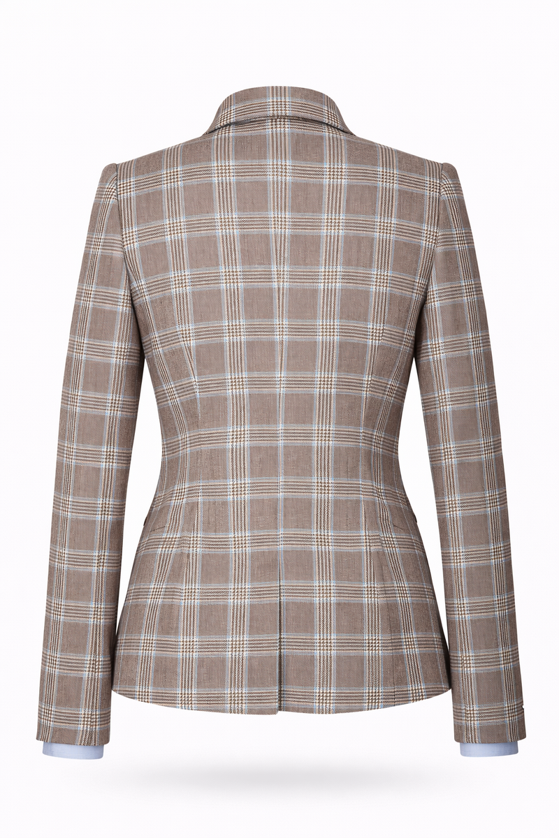 Damen Glencheck-Blazer