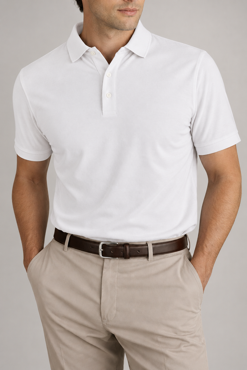 Herren Piqué-Polohemd