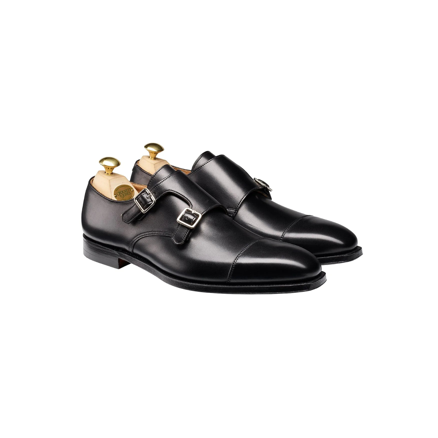 CROCKETT & JONES Lowndes Doppel Monkstrap Schwarz