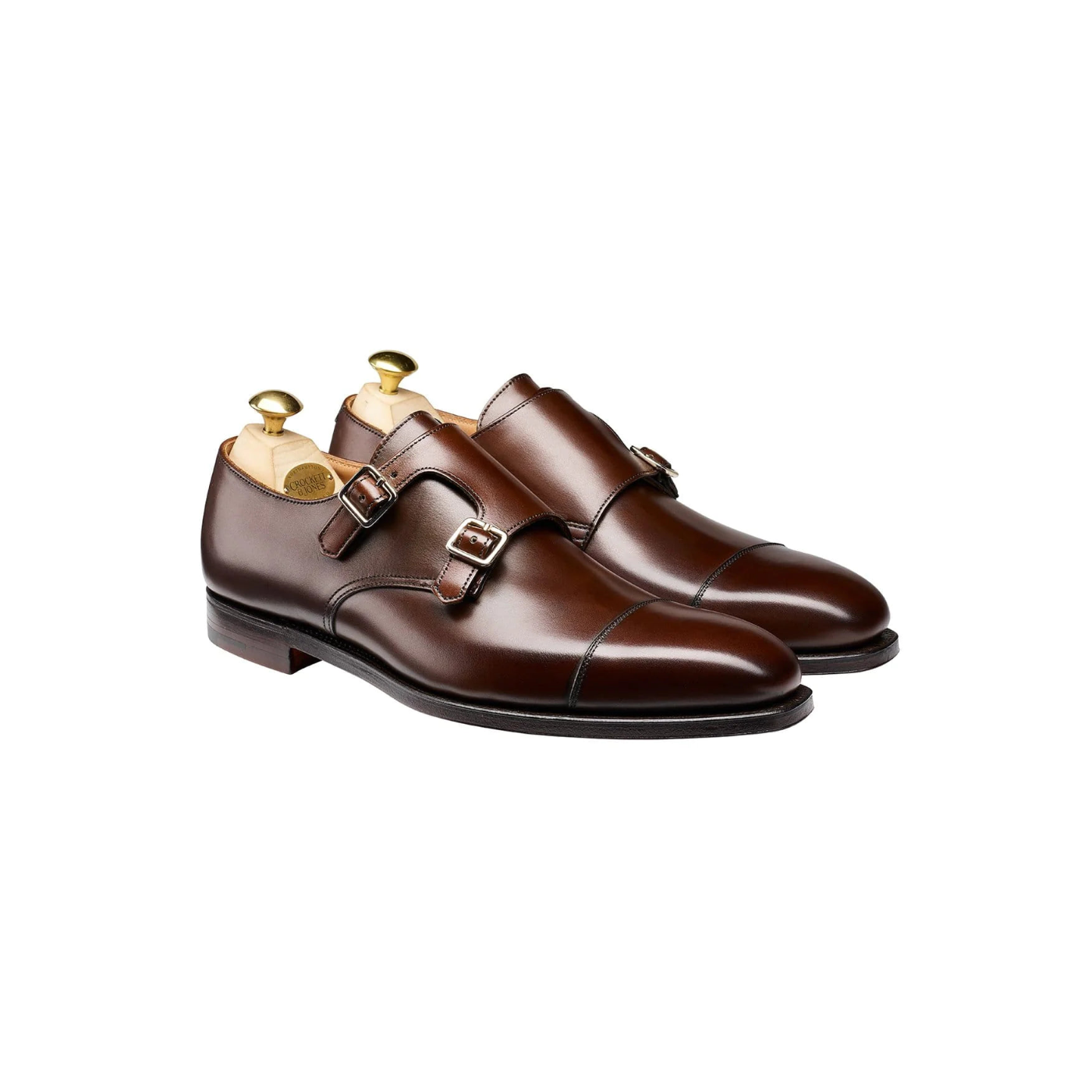 CROCKETT & JONES Lowndes Doppel Monkstrap Dunkelbraun