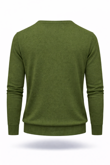 Herren Merino-V-Pullover