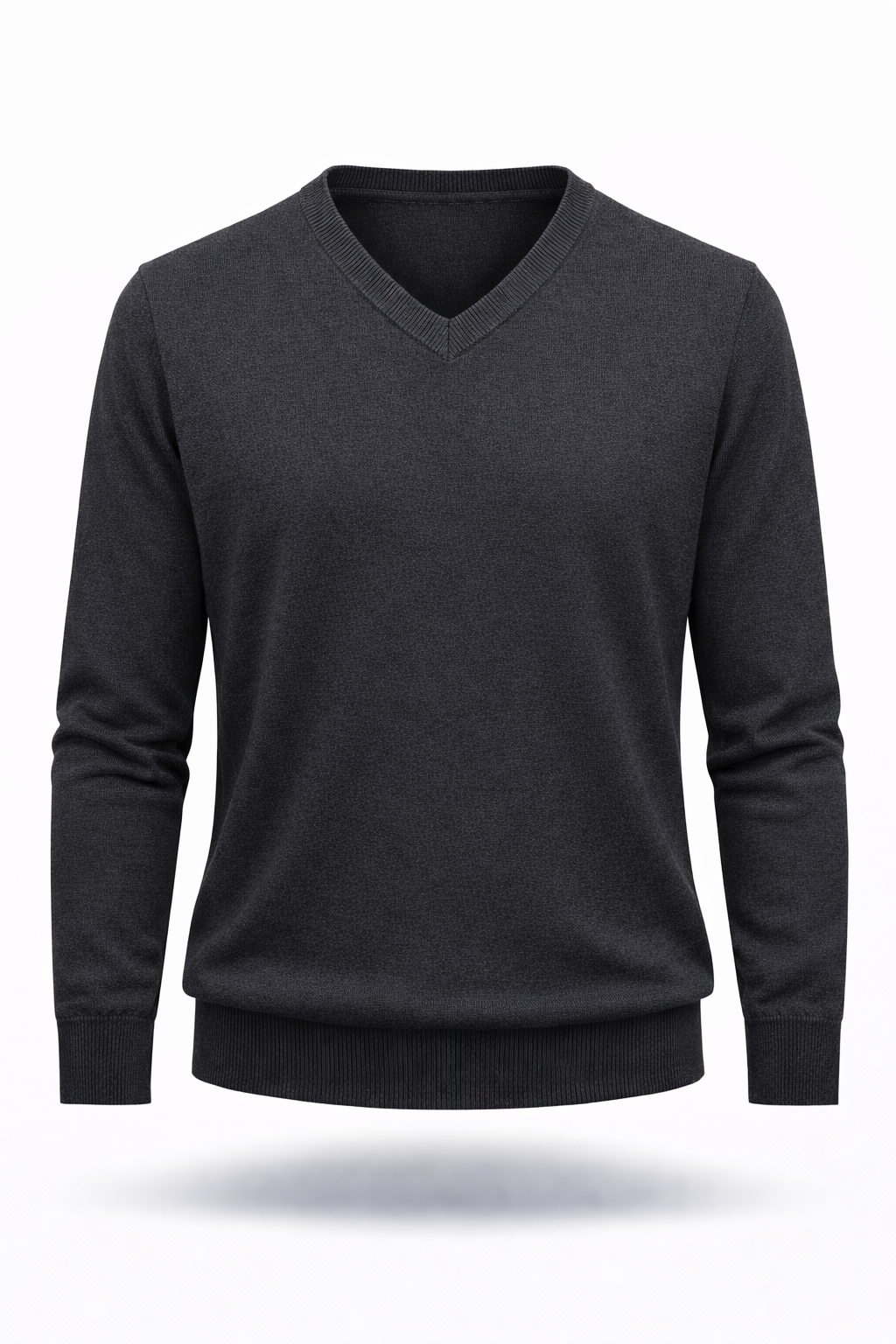 Herren Merino-V-Pullover