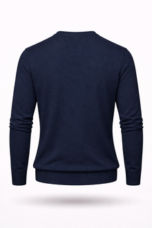 Herren Merino-V-Pullover