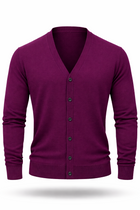 Herren Merino-Strickjacke