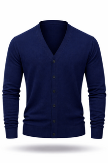 Herren Merino-Strickjacke