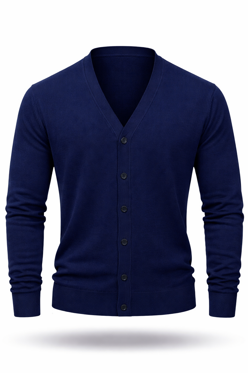 Herren Merino-Strickjacke
