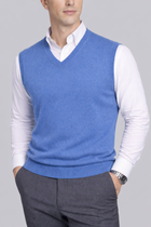 Herren-Merino-Pullunder