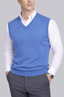 Herren-Merino-Pullunder
