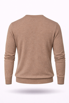 Herren Lambswool-V-Pullover