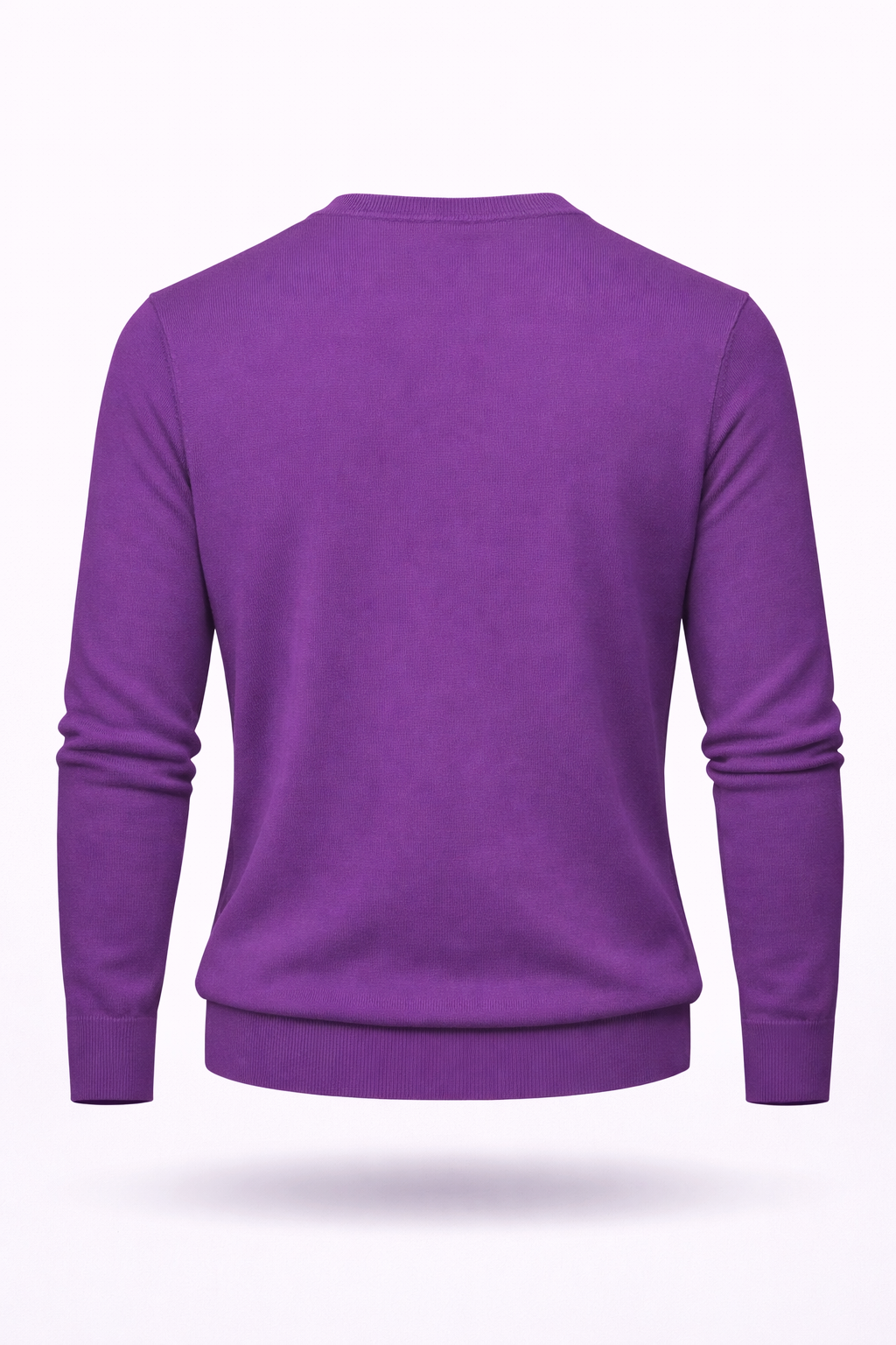 Herren Baumwoll-V-Pullover, Flieder